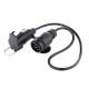 Adaptor fisa 13-7 pini cu cablu 0.75m, 12V, 86768 Carmotion