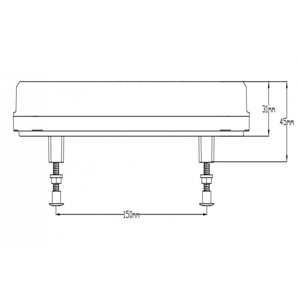Lampa spate 235x110, 7 functii, LED Neon, cu semnalizare dinamica, stanga L1885 TruckLed Lampa spate 235x110, 7 functii, LED Neon, cu semnalizare dinamica, stanga L1885 TruckLed