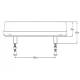 Lampa spate 235x110, 7 functii, LED Neon, cu semnalizare dinamica, dreapta L1886 TruckLed