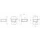 Lampa gabarit brat 87mm, LED, 4 functii, W168.11.3 1450 Was