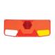 Dispersor 350x131, pentru lampa 1056, 1057, 1058, dreapta, W138P 1056KL Was