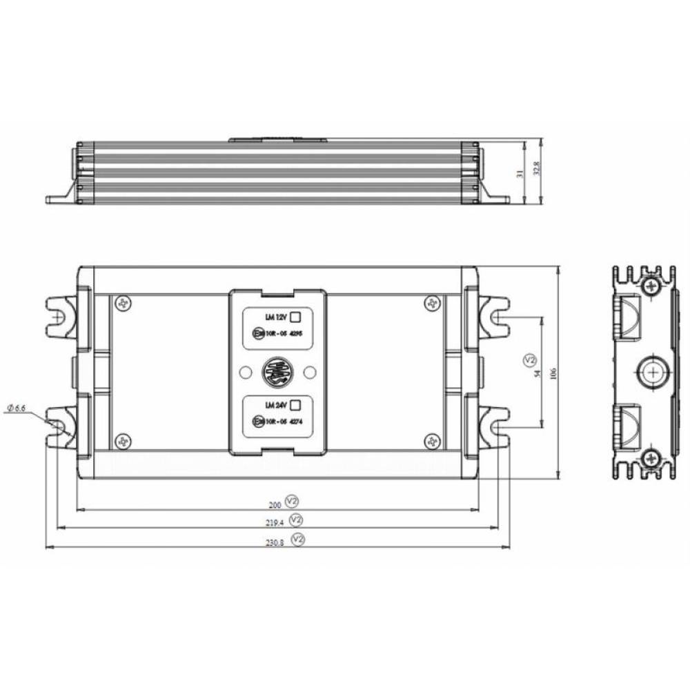 Modul Led control Box 12v - anulator eroare 1419-12v LM7-12v Was