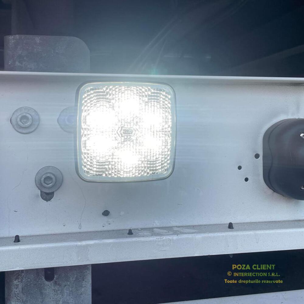Proiector lucru 105x105, LED, 12-24V, 22W, 1600lm, 28gr, CRK2B.54200 Wesem
