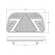 Lampa spate 241x140, 7 functii, cu ceata, mers inapoi, triunghi, SET stanga + dreapta, L1877 +L1876 Truck Led