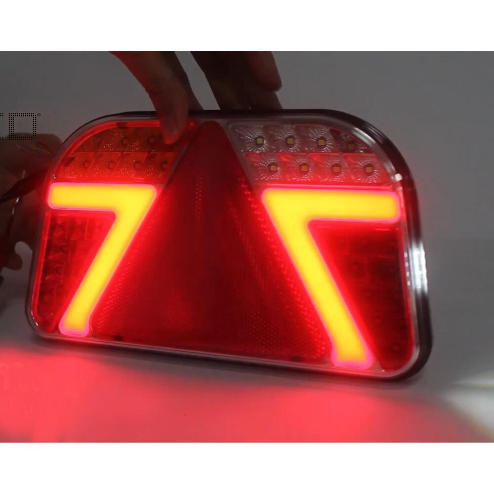 Lampa spate 241x140, 7 functii, cu ceata, mers inapoi, triunghi, SET stanga + dreapta, L1877 +L1876 Truck Led