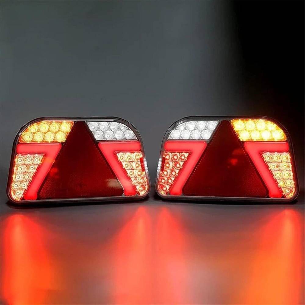 Lampa spate 241x140, 7 functii, cu ceata, mers inapoi, triunghi, SET stanga + dreapta, L1877 +L1876 Truck Led