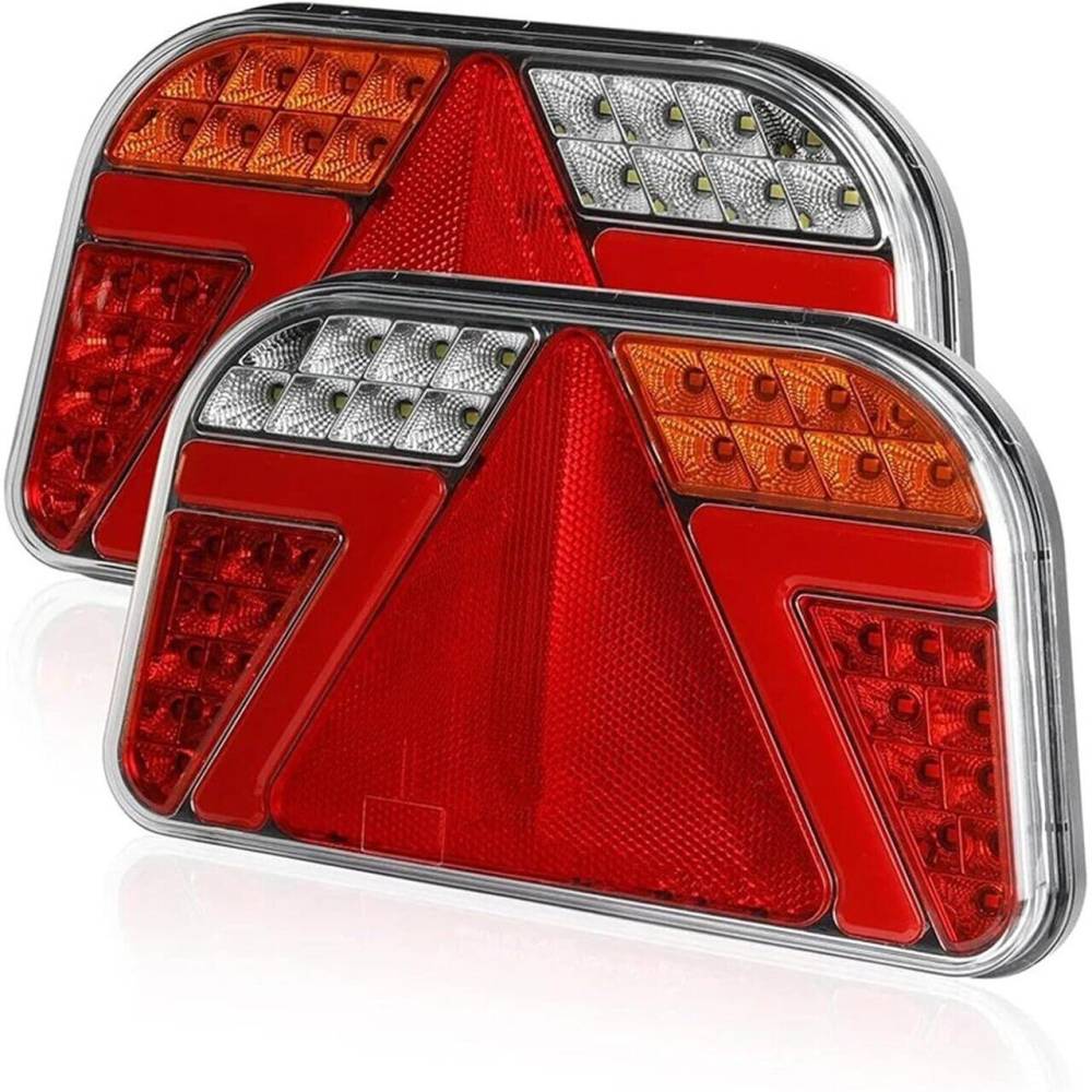 Lampa spate 241x140, 7 functii, cu ceata, mers inapoi, triunghi, SET stanga + dreapta, L1877 +L1876 Truck Led