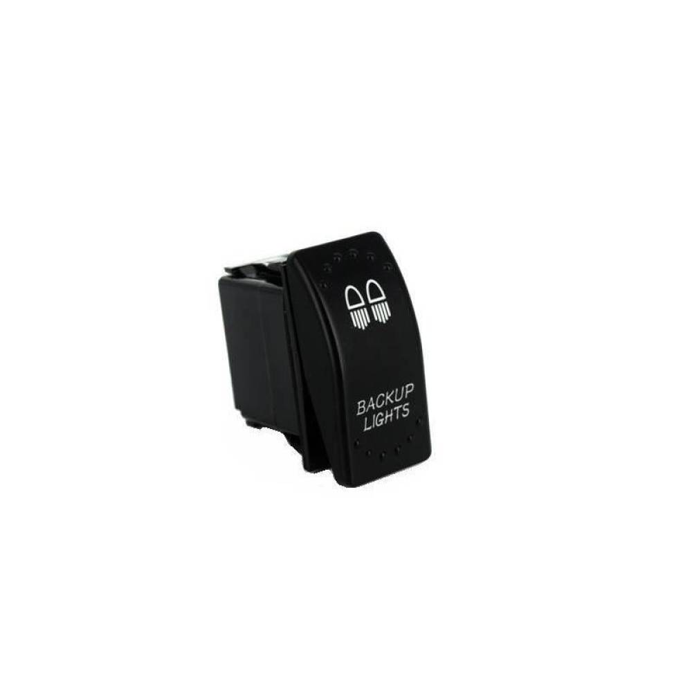 Intrerupator On/Off, 4.5x2.5cm, 5 pini, 12/24V Backup Light J02