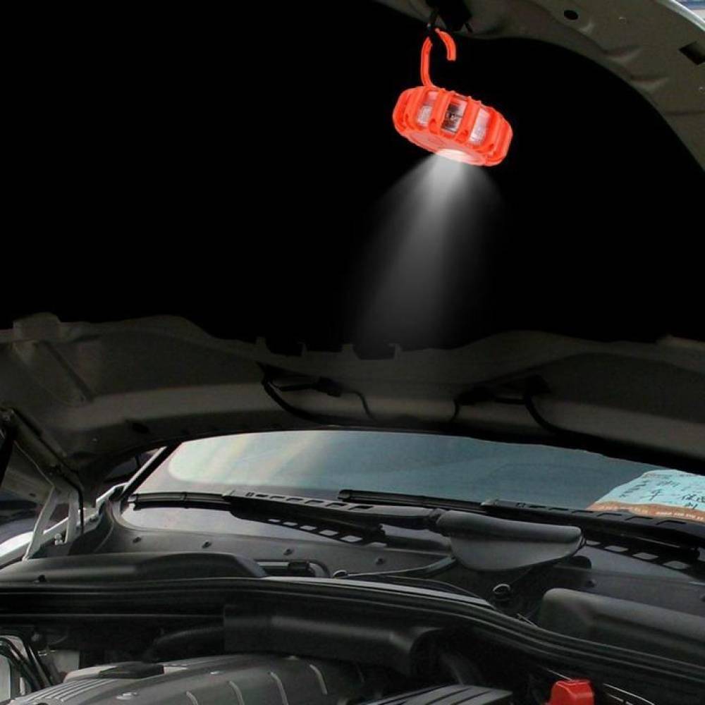 Lanterna cu functie stroboscopica, lumina alba si portocalie LED , 02499 Amio