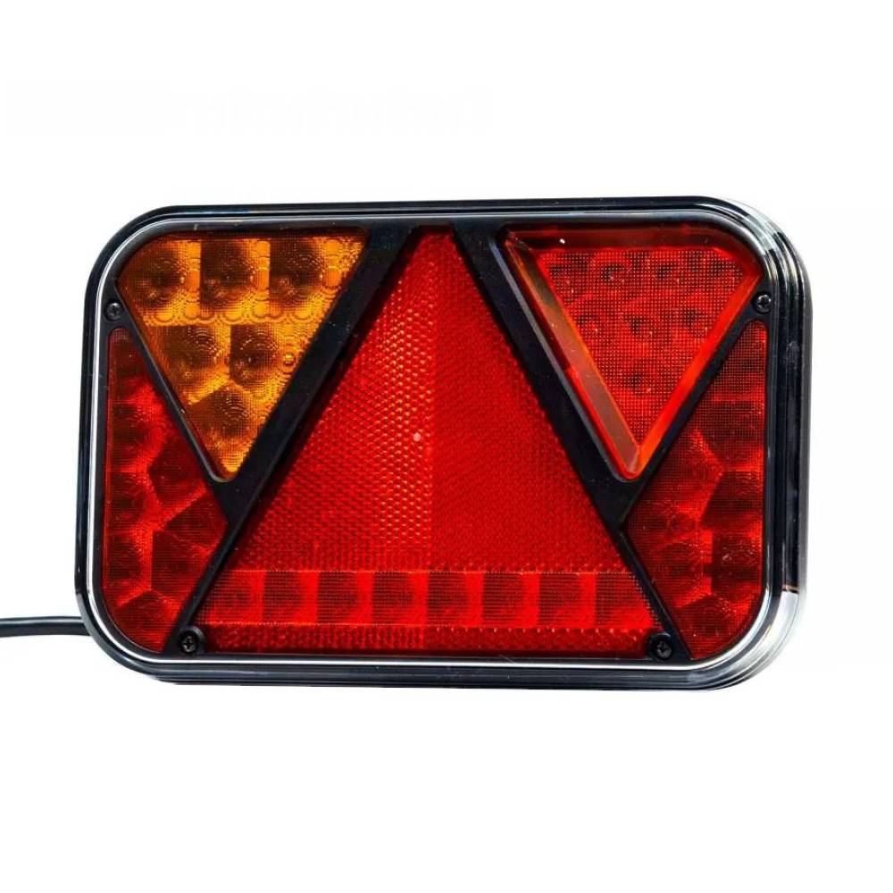 Lampa spate 200x130, LED, 6 functii, cu numar si ceata, FT-270 L TB PM Fristom