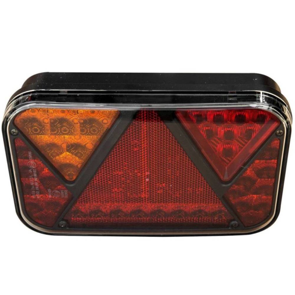 Lampa spate 200x130, LED, 6 functii, cu numar si ceata, FT-270 L TB PM Fristom