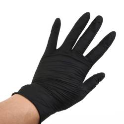 Cutie 100 manusi unica folosinta negre, nitril max, NN500 L-9, 05001758 Cofil