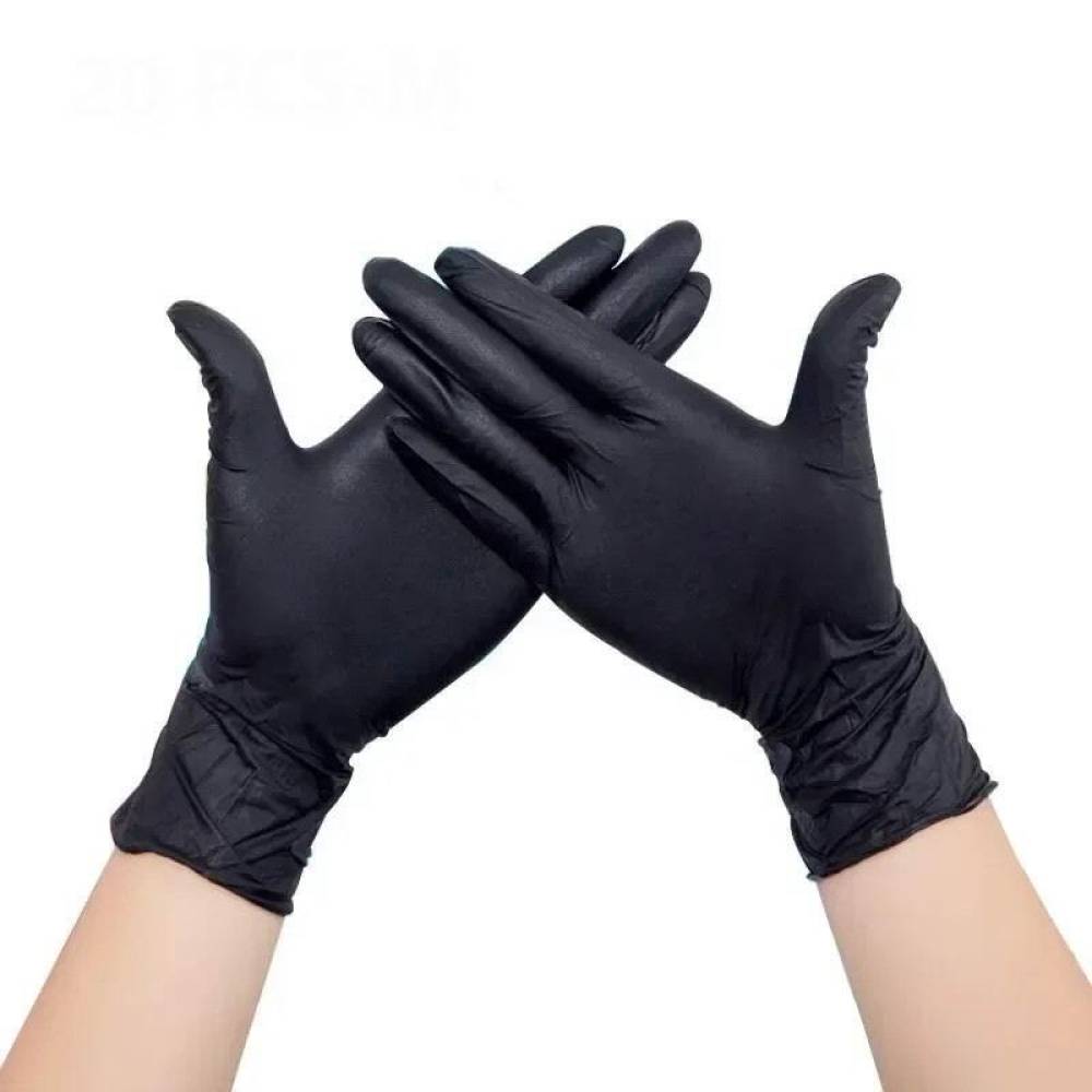 Cutie 100 manusi unica folosinta negre, nitril max, NN500 L-9, 05001758 Cofil