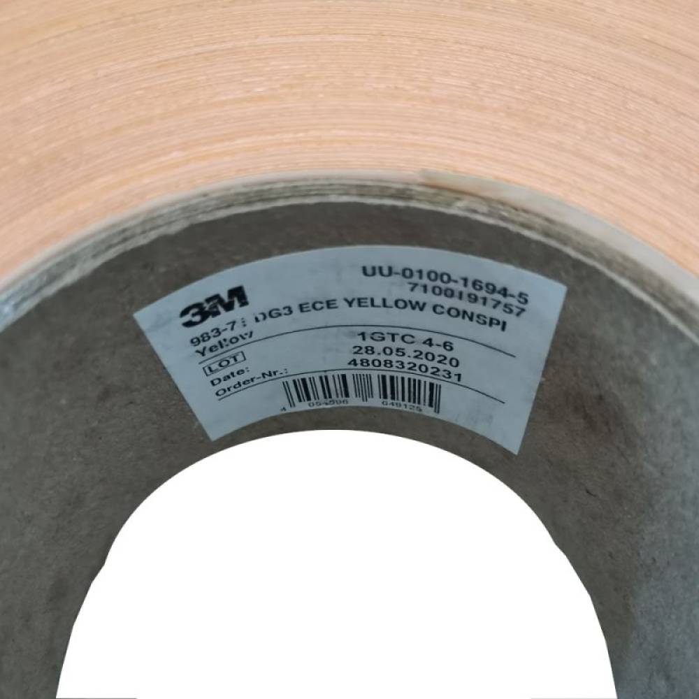 Banda reflectorizanta continua, 50m, alba, 3M Diamond Grade 983-10 cutie originala