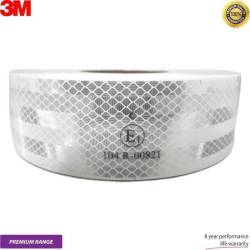 Banda reflectorizanta continua, 50m, alba, 3M Diamond Grade 983-10 cutie originala