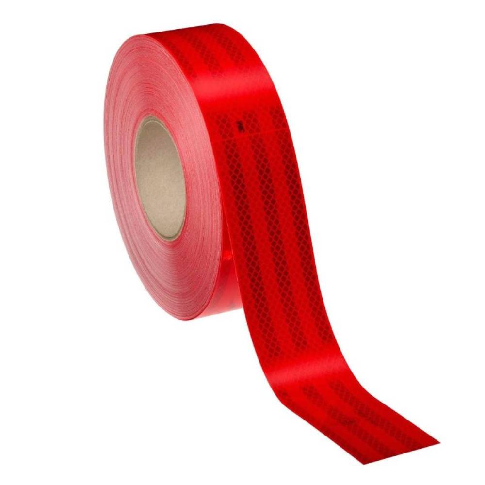 Banda reflectorizanta continua 50m, rosie, 3M Diamond Grade 983-72 cutie originala