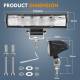 Proiector lucru 154x38, LED, 10-30V / 18W, 1500lm, combo, L0150