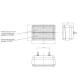 Lampa spate 120x80, 3 functii, Bobcat LT130 Promot