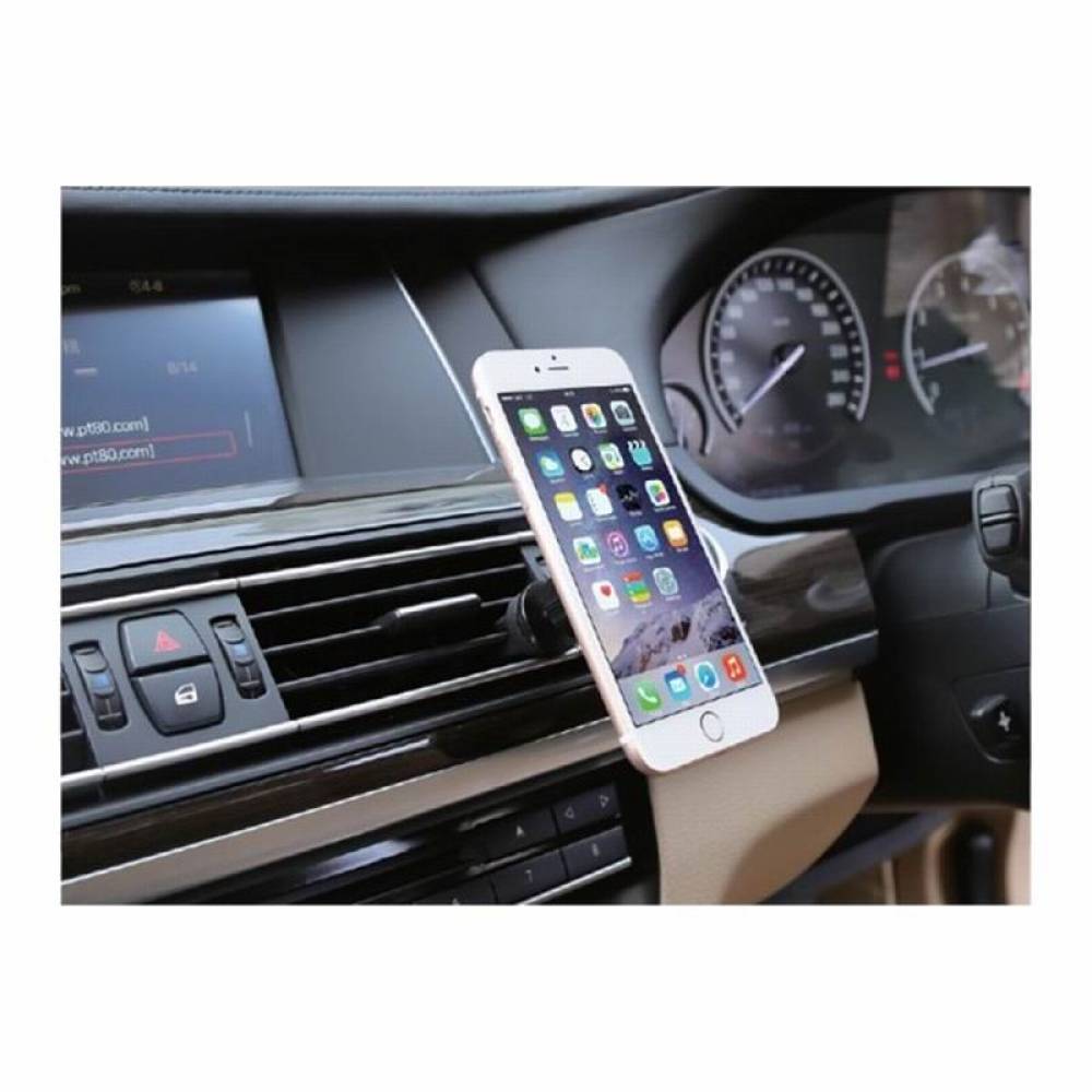 Suport telefon cu fixare 2 in 1, cu ventuza sau pe ventilatie, magnetic 0207 Automax
