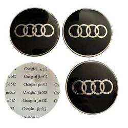 Set ornamente capace roti rasina, autoadeziv, AUDI, 4 bucati, fi55, ZP045 Automax