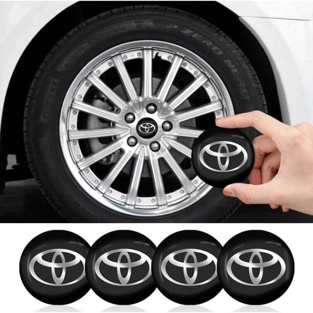 Set ornamente capace roti rasina, autoadeziv, Toyota, 4 bucati, fi55, ZP039C Automax