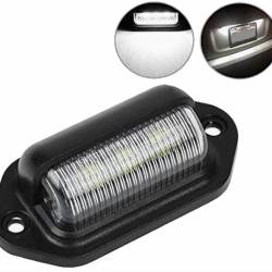Lampa numar 6 LED-uri, 12-24V, aluminiu/crom/negru L101