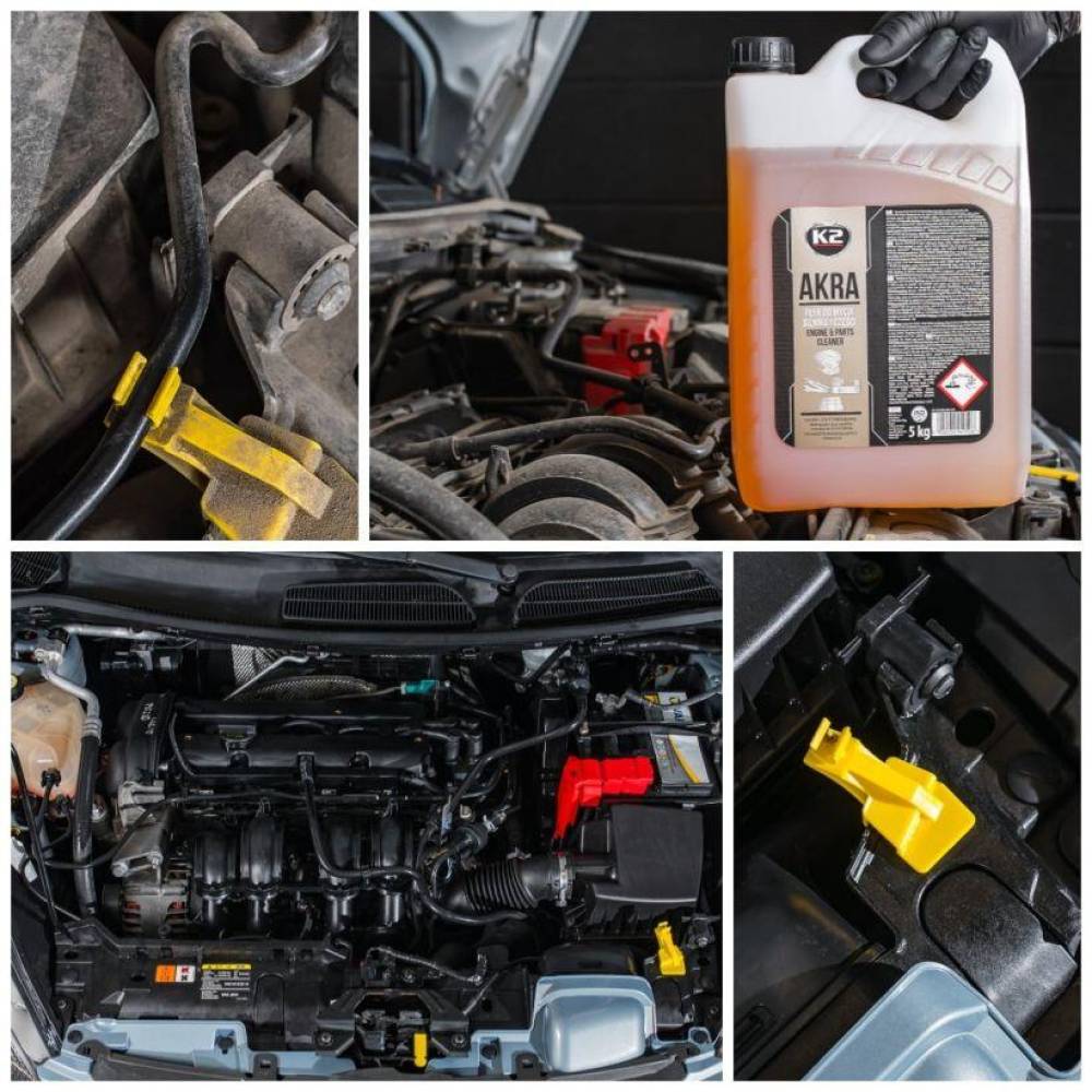 Solutie curatat motorul pe exterior, degresant, 5L, K175 AKRA K2 Solutie curatat motorul pe exterior, degresant, 5L, K175 AKRA K2