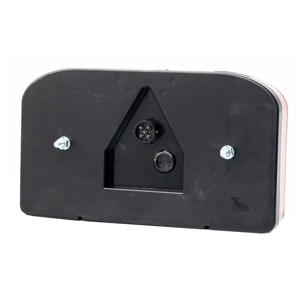 Lampa spate 238x138, 5 functii cu triunghi si ceata, stanga, FT-088 LPM Bajonet cu mufa 5 pini, Fristom
