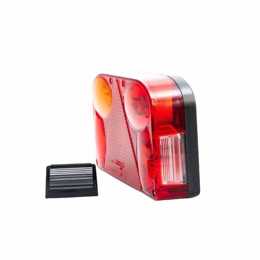 Lampa spate 238x138, 5 functii cu triunghi si ceata, stanga, FT-088 LPM Bajonet cu mufa 5 pini, Fristom