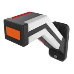 Lampa gabarit cu brat 185mm, oblic la 45°, LED, 3 functii, dreapta, L1906 TruckLed