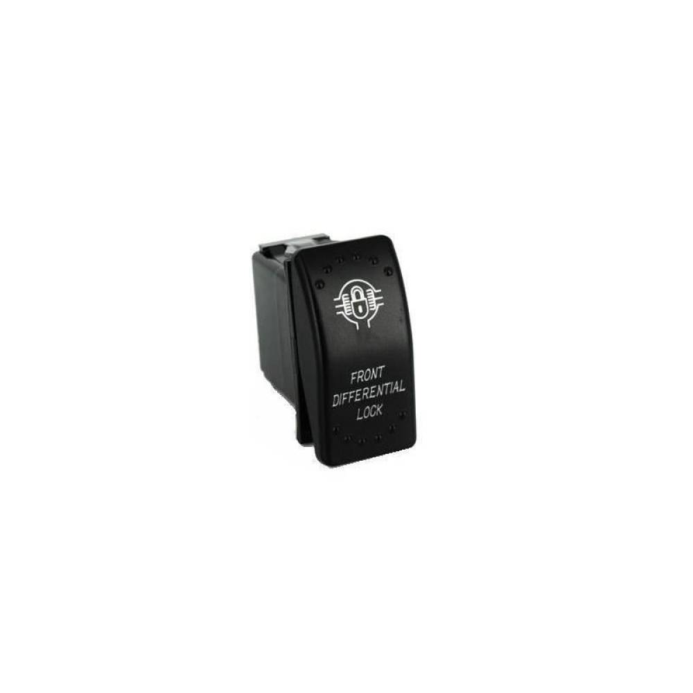 Intrerupator On/Off, 4.5x2.5cm, 5 pini, 12/24V Front Differential Lock J01