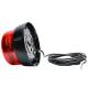 Girofar 12/24V, h99, fi162, LED, prindere cu 3 suruburi, rosu, W126 868.4D Was