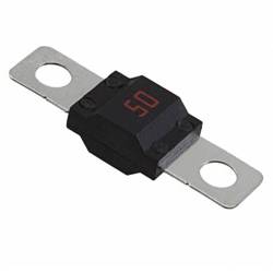 Sigurante MIDI ( cu urechi ) 50A / 32V, 41x12x12mm, surub M6, Littlefuse 0498050