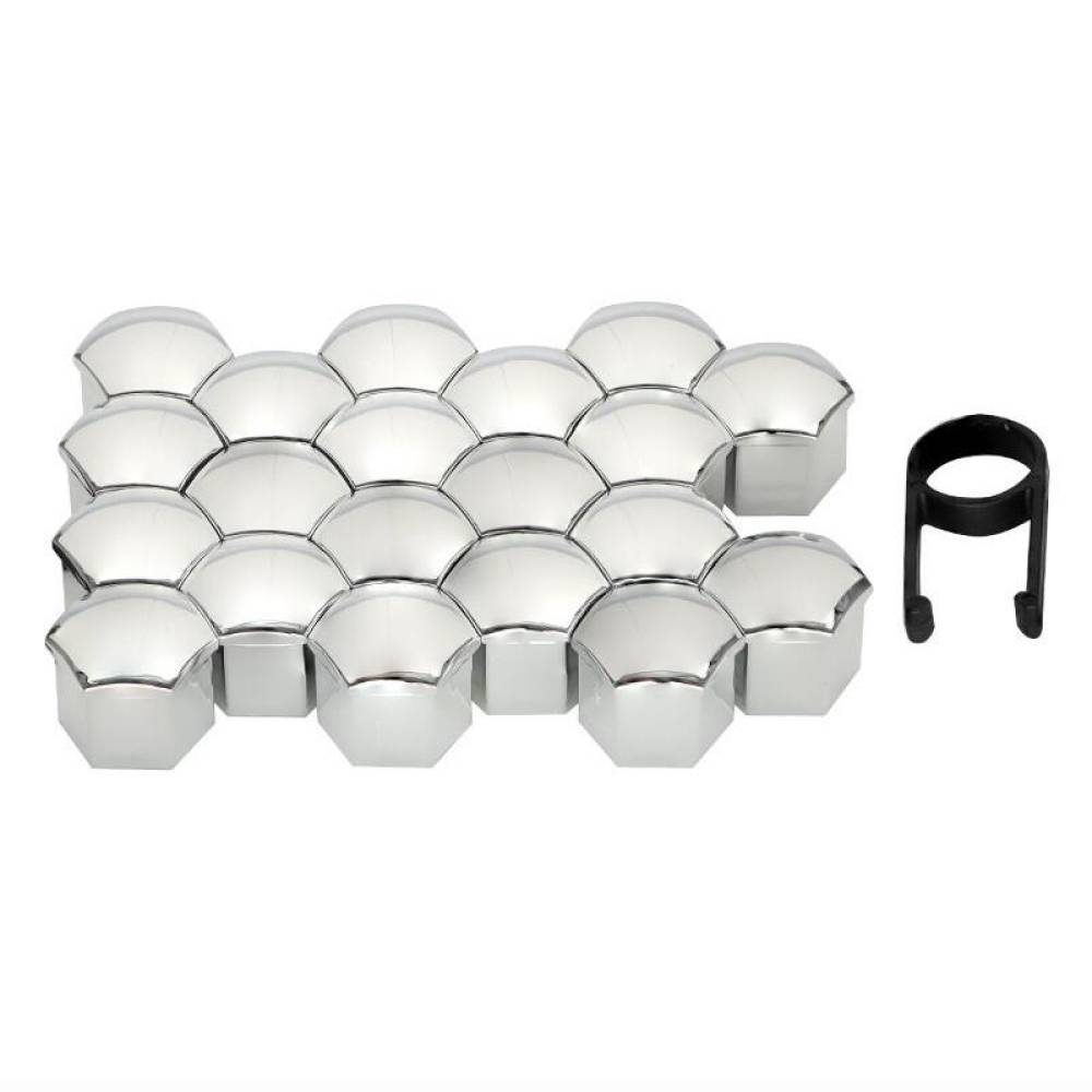 Set 20 capacele plastic, pentru prezoane 21inch, crom, 86920 Carmotion