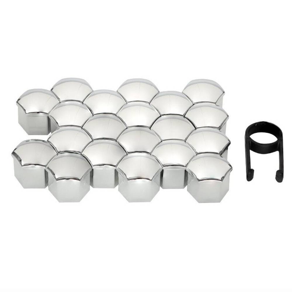 Set 20 capacele plastic, pentru prezoane 21inch, crom, 86920 Carmotion