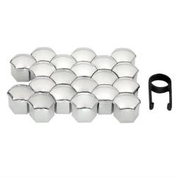 Set 20 capacele plastic, pentru prezoane 21inch, crom, 86920 Carmotion