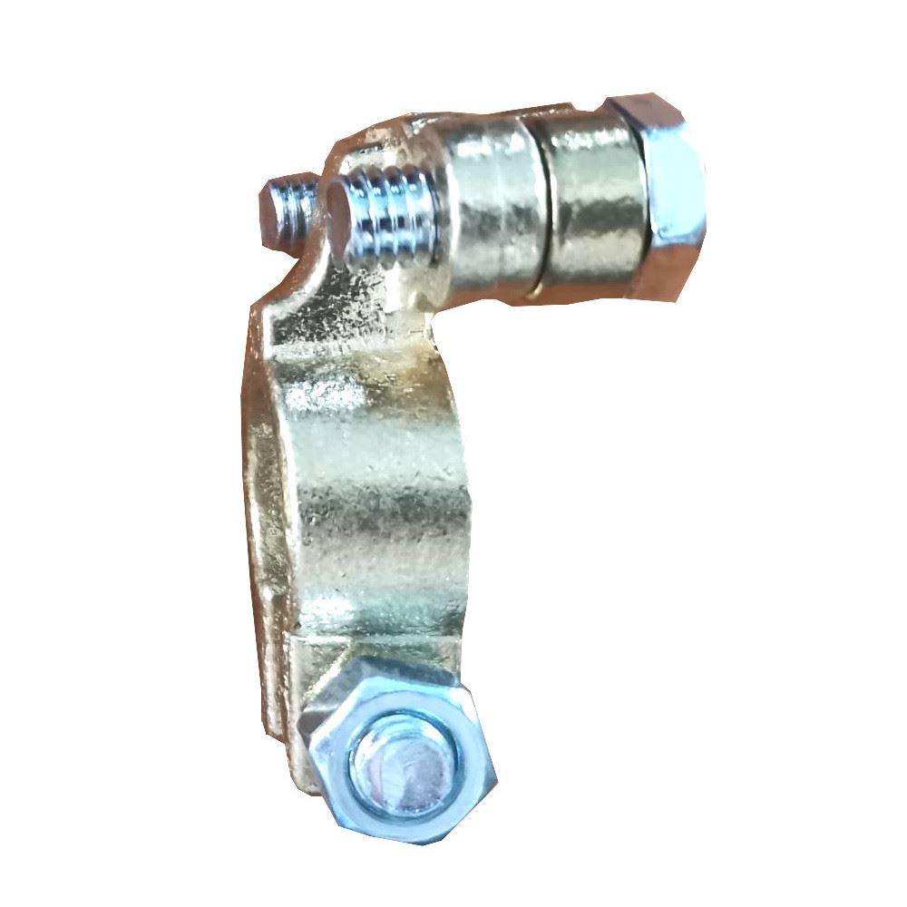 Borne acumulator mari camion din cupru 5,5x4,3cm, grosime 5mm, cu placuta  SAPER plus
