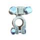 Borne acumulator mari camion din cupru 5,5x4,3cm, grosime 5mm, cu placuta SAPER minus