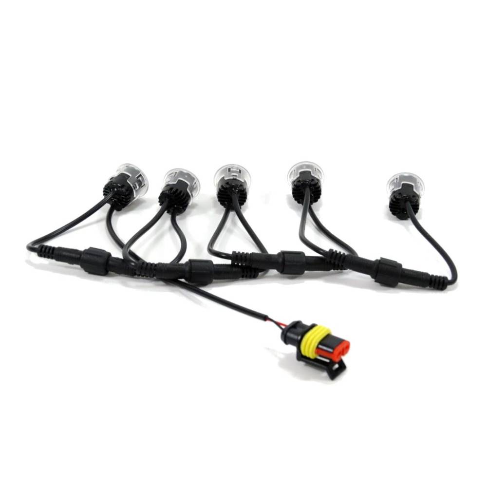 Set 10 bucati Proiector zi DRL Eyes, fi23, 12/24V, 502mini, 01521 Amio