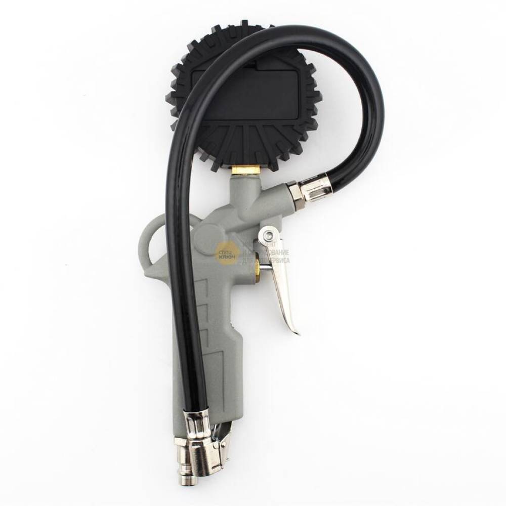 Pistol aer roti cu manometru digital 0-15bar cu 2 adaptoare, A830044 Hoteche