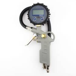 Pistol aer roti cu manometru digital 0-15bar cu 2 adaptoare, A830044 Hoteche
