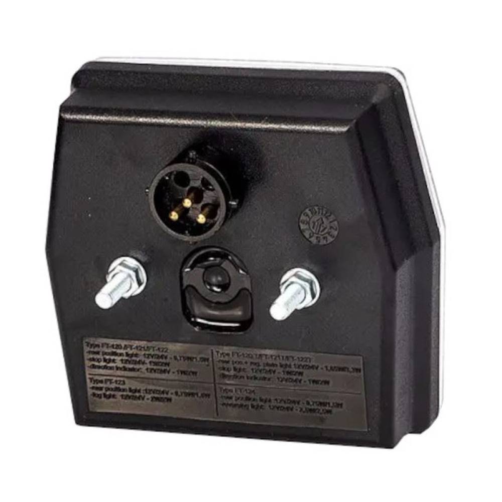 Lampa spate 99,6x93, 3 functii, LED Neon, FT-120 Bajonet 5 pini LED Fristom