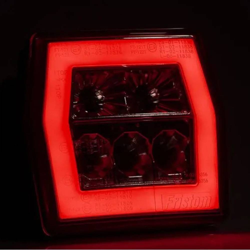 Lampa spate 99,6x93, 3 functii, LED Neon, FT-120 Bajonet 5 pini LED Fristom