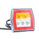 Lampa spate 99,6x93, 3 functii, LED Neon, FT-121 Fristom Lampa spate 99,6x93, 3 functii, LED Neon, FT-121 Fristom