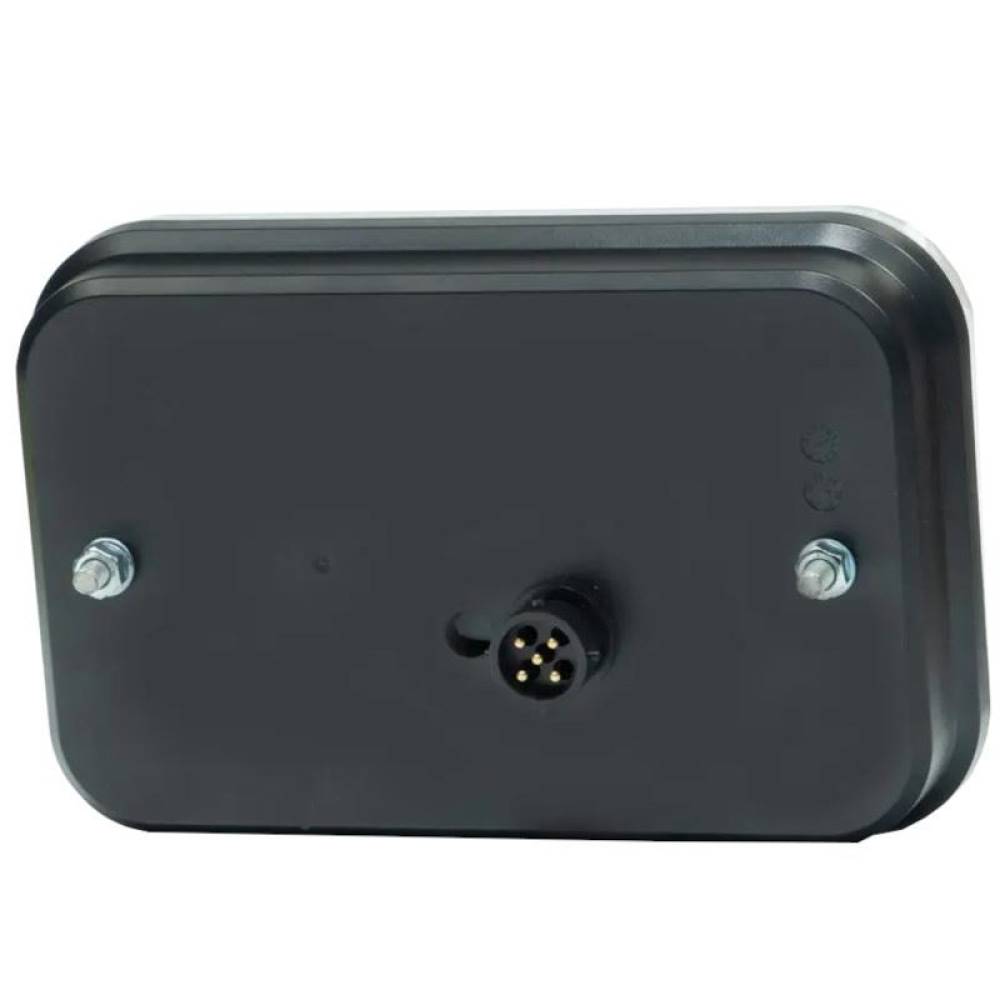 Lampa spate 200x130, LED, 6 functii, cu numar si ceata, cu mufa, FT-270 L TB PM Bajonet 5 pini Fristom