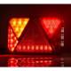Lampa spate 200x130, LED, 6 functii, cu numar si ceata, cu mufa, FT-270 L TB PM Bajonet 5 pini Fristom