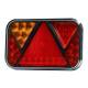 Lampa spate 200x130, LED, 6 functii, cu numar si ceata, cu mufa, FT-270 L TB PM Bajonet 5 pini Fristom