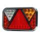 Lampa spate 200x130, LED, 6 functii, numar si mers inapoi, cu mufa, FT-270 P TB COF Bajonet 5 pini Fristom