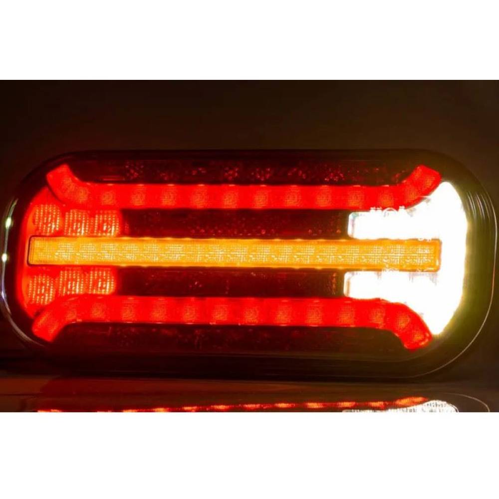 Lampa spate 214x95 cu numar, mers inapoi si semnalizare dinamica FT-230 COF LED Di Bajonet 5 pini Fristom