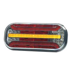 Lampa spate 214x95 cu numar, mers inapoi si semnalizare dinamica FT-230 COF LED Di Bajonet 5 pini Fristom